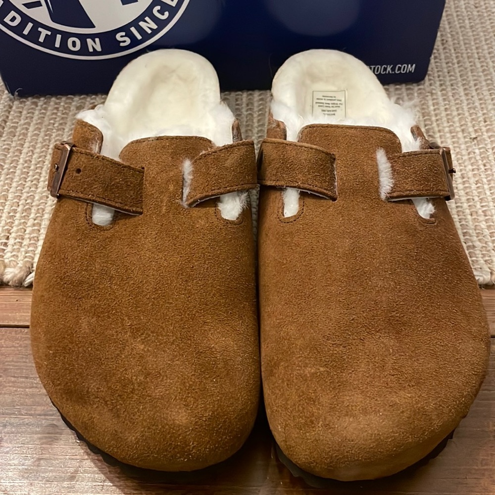 Birkenstock Boston Shearling Mink - Picture 2 of 5